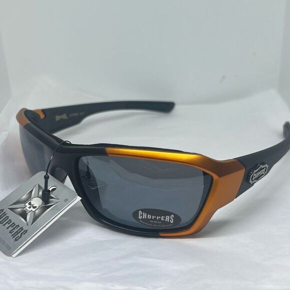 Choppers Padded Sunglasses – Maximum UV Protection – Motorcycle Riding Glasses - Picture 1 of 3